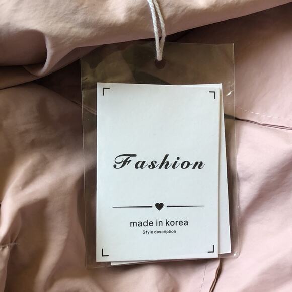 Y&P dusty pink lightweight jacket pockets medium NEW - Picture 7 of 10